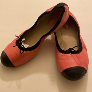 Like New, Bloch Flat Pink Shoes, Leather, Sz. 34